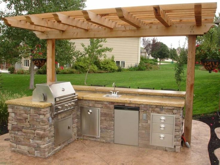 outdoor kitchen pavers
