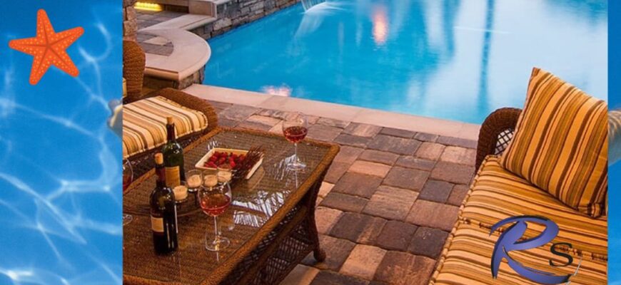 Add upscale design to your pool deck Pavers