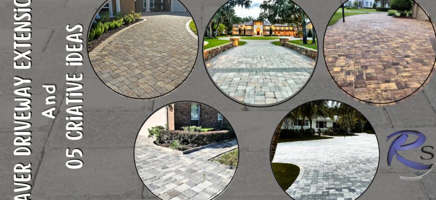 Driveway Extensions with Paver 5 Ideas
