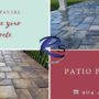 Upgrade your concrete patio pavers