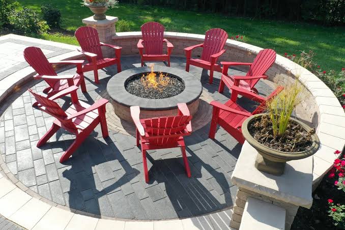 Paver Fire Pit Installation